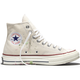 A model of the Converse All Star Chuck Taylor high-tops.
